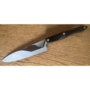 CUTCO 1728 KD Petite Chef Knife Brown Handle 7 5/8" Blade USA